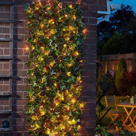 Smart Garden Solar InLit Ivy Trellis Large Trowell Garden Centre