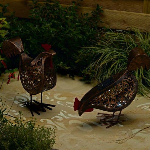 Smart Garden Solar Lighting Smart Garden Solar Silhouette Hens, 2 Designs