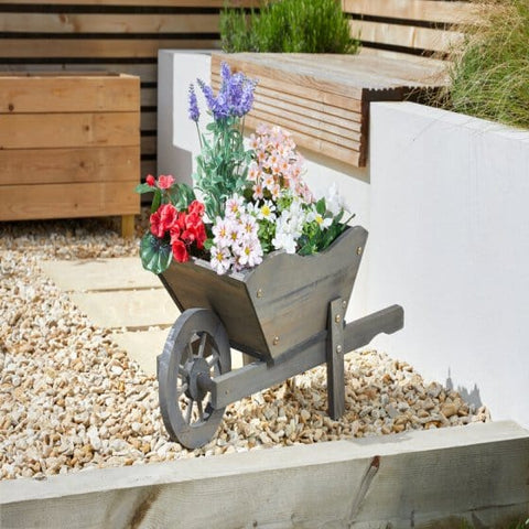 Smart Garden Pots & Planters Smart Garden Woodland Wheelbarrow Planter- Slate