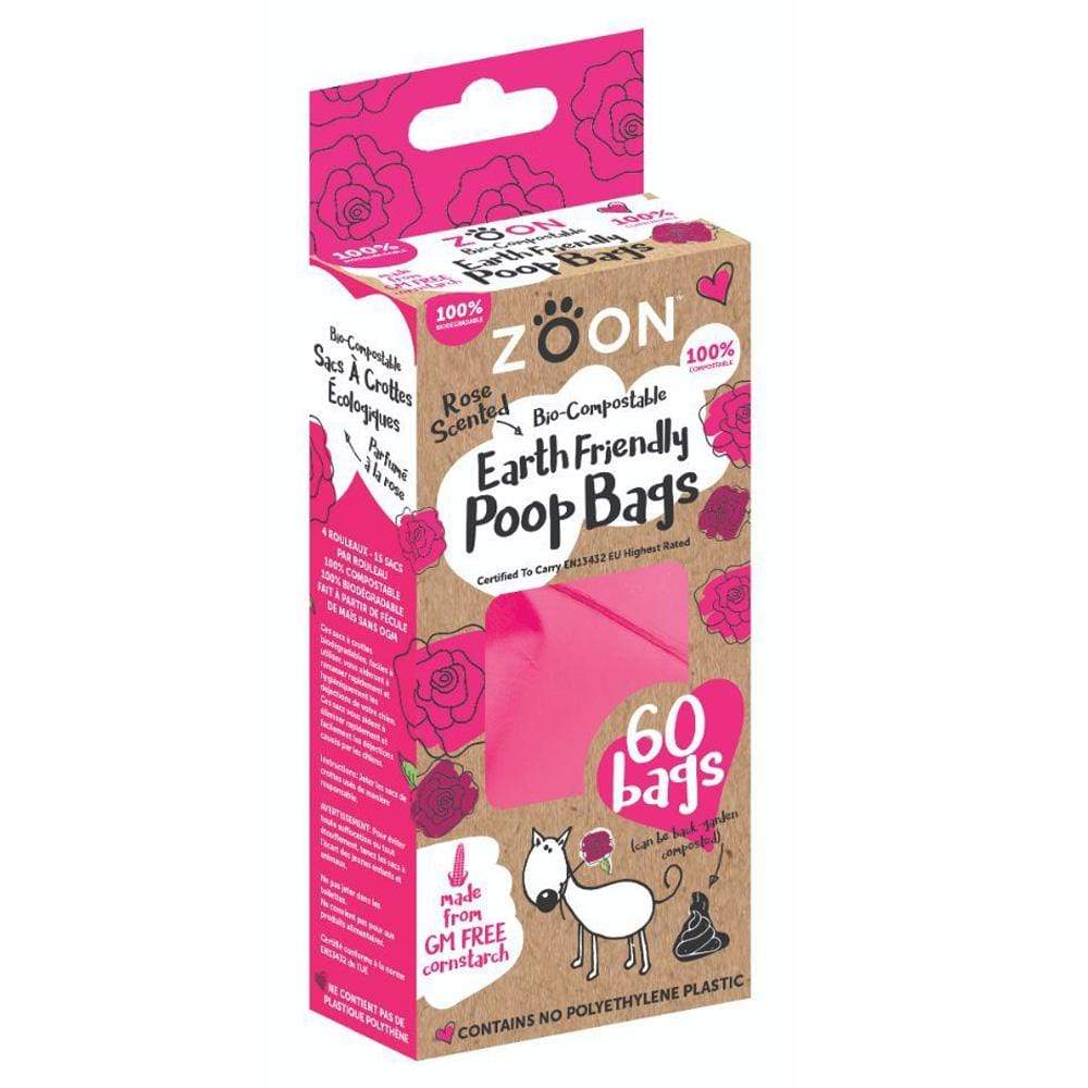 Zoon Dog Hygiene Smart Garden Zoon Bio-Compostable Poop Bags, 60