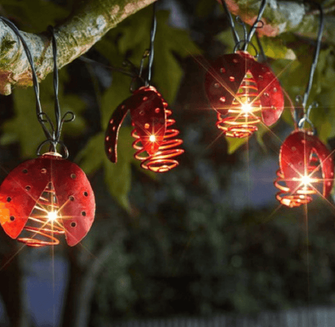 Smart Solar Solar String Lights Smart Solar 10 Ladybird Solar String Lights