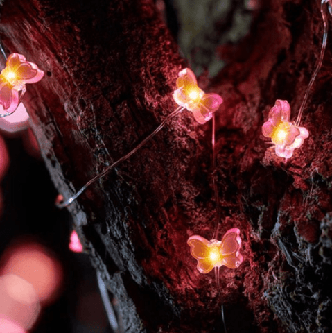 Smart Solar Outdoor lighting Smart Solar 30 Butterfly Firefly String Lights