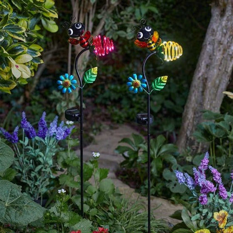 Smart Solar Stake Lights Smart Solar Bizzy Bug (Red)