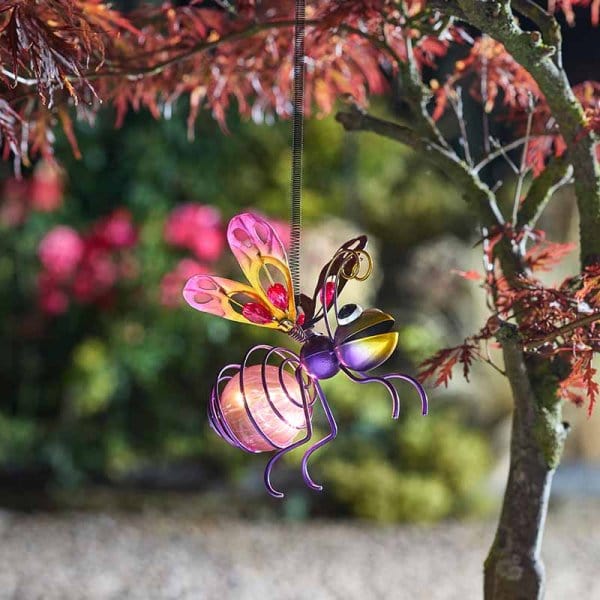 Smart Solar Decorative Lighting Smart Solar Bug Light - Pink