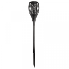 Smart Solar Solar Lighting Smart Solar Cool Flaming Torch Stake Light Black