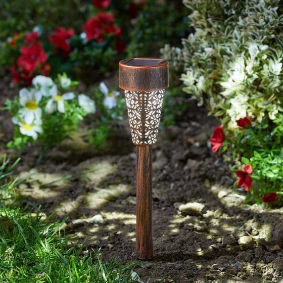 Solar Rice Stake Light Smart Solar Damasque Stake Light 6pc Carry pack – Trowell Garden Centre