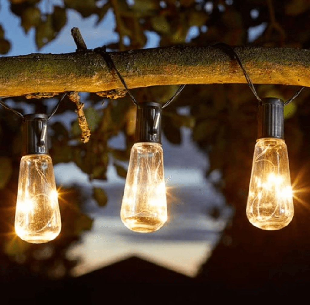 Smart Solar Outdoor lighting Smart Solar Eureka! Vintage Lightbulbs (Set of 10)