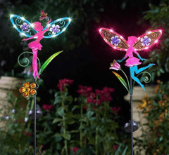 Smart Solar Outdoor lighting Smart Solar Fairy Wings Stake Lights