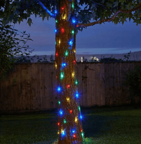 Smart Solar Outdoor lighting Smart Solar Firefly String Lights 100 Multi Coloured