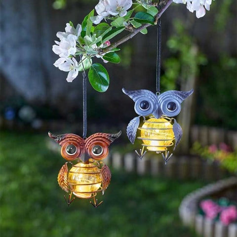 Smart Garden Decorative Lighting Smart Solar Owl Light (Brown)