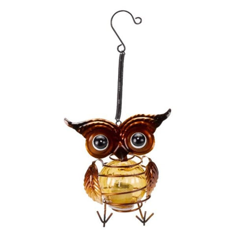 Smart Garden Decorative Lighting Smart Solar Owl Light (Brown)
