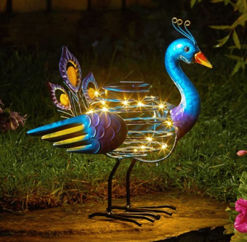 Smart Solar Outdoor lighting Smart Solar Peacock Spiralight