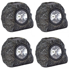 Smart Solar Flood & Spot Lights Smart Solar Rock Spotlight 4 Pack