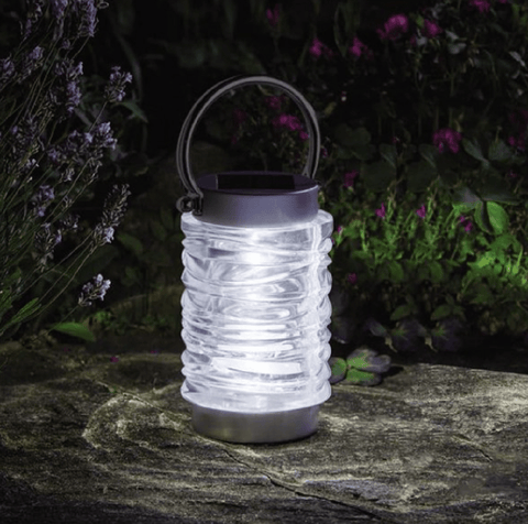Smart Solar Outdoor lighting Smart Solar Wave Lantern Stainless Steel