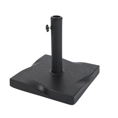 Kaemingk Garden Parasols Square Black Concrete Parasol Base 15kg