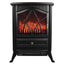 Status Fan Heater Status Stove Flame Effect Fan Heater 1800W Black