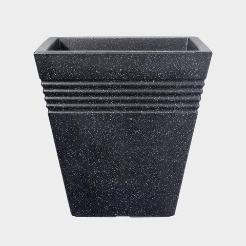 Stewart Garden Pots & Planters Stewart Piazza Square Planter Granite