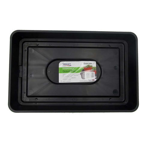 Stewart Garden Seed Trays Stewarts Gravel Tray Standard Black 38cm