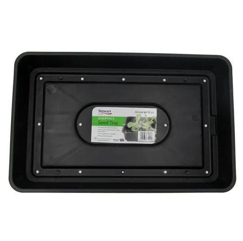 Stewart Garden Seed Trays Stewarts Seed Tray Standard Black 38cm