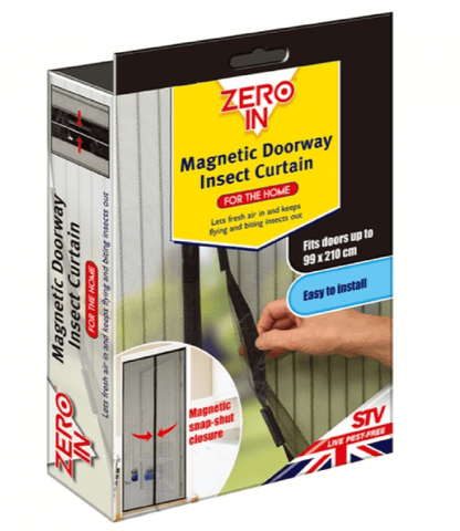 STV Indoor Insect Control STV Fly Curtain Magnetic Doorway ZER236