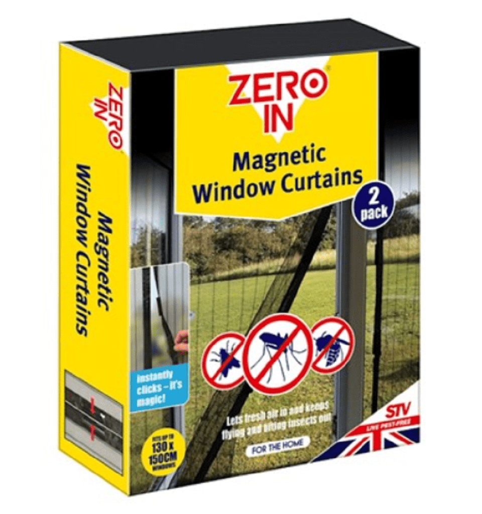 STV Indoor Insect Control STV Magnetic Window Insect Curtain 2pc