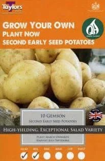 Taylors Potatoes Taylors Gemson seed potatoes 10 Tubers