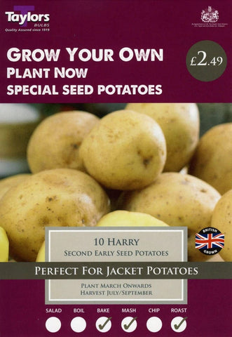 Taylors Potatoes Taylors Second early seed potatoes Harry