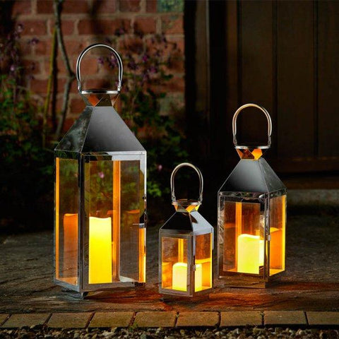 Smart Garden Lantern Triple Set The Smart Garden Stockholm Lantern - Medium, Large & Jumbo