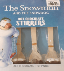 Trowell Garden Centre Food Gift Set Brambles The Snowman Hot Chocolate Stirrers