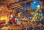 Thomas Kinkade jigsaw Thomas Kinkade Wooden Santa's Workshop Jigsaw 1000Pc