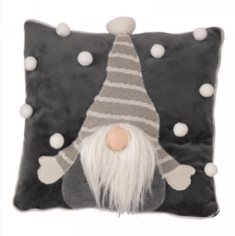 Three Kings Christmas Decor Three Kings Christmas Gonkert Cushion Grey