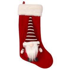 Three Kings Christmas Decor Three Kings Christmas Gonkert Stocking Red