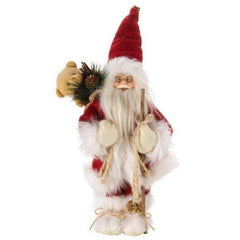 Three Kings Christmas Lit Decor Three Kings Christmas InLit Father Christmas Red 30cm