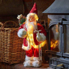 Three Kings Christmas Decor Three Kings Christmas InLit Father Christmas Red Jumbo 60cm