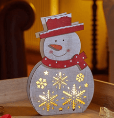 Three Kings Christmas Decor Three Kings Christmas InLit Snowflake Snowman