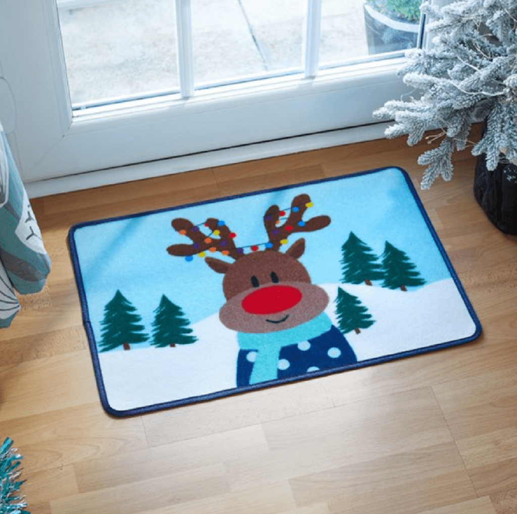 Three Kings Christmas Lit Decor Three Kings Christmas Merry Rudolph Doormat