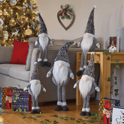 Three Kings Christmas Decor Three Kings Christmas Seated GlamGonk Grey