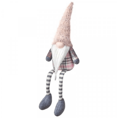 Smart Garden Christmas decor Three Kings Christmas Seated Gonkbert Pink Plaid