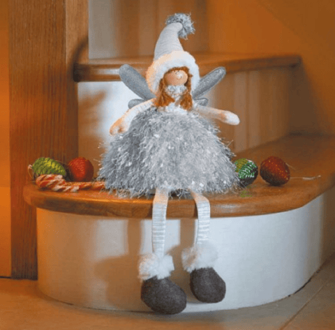 Three Kings Christmas Decor Three Kings Christmas Seated Ophelia Fairy Princess Silver