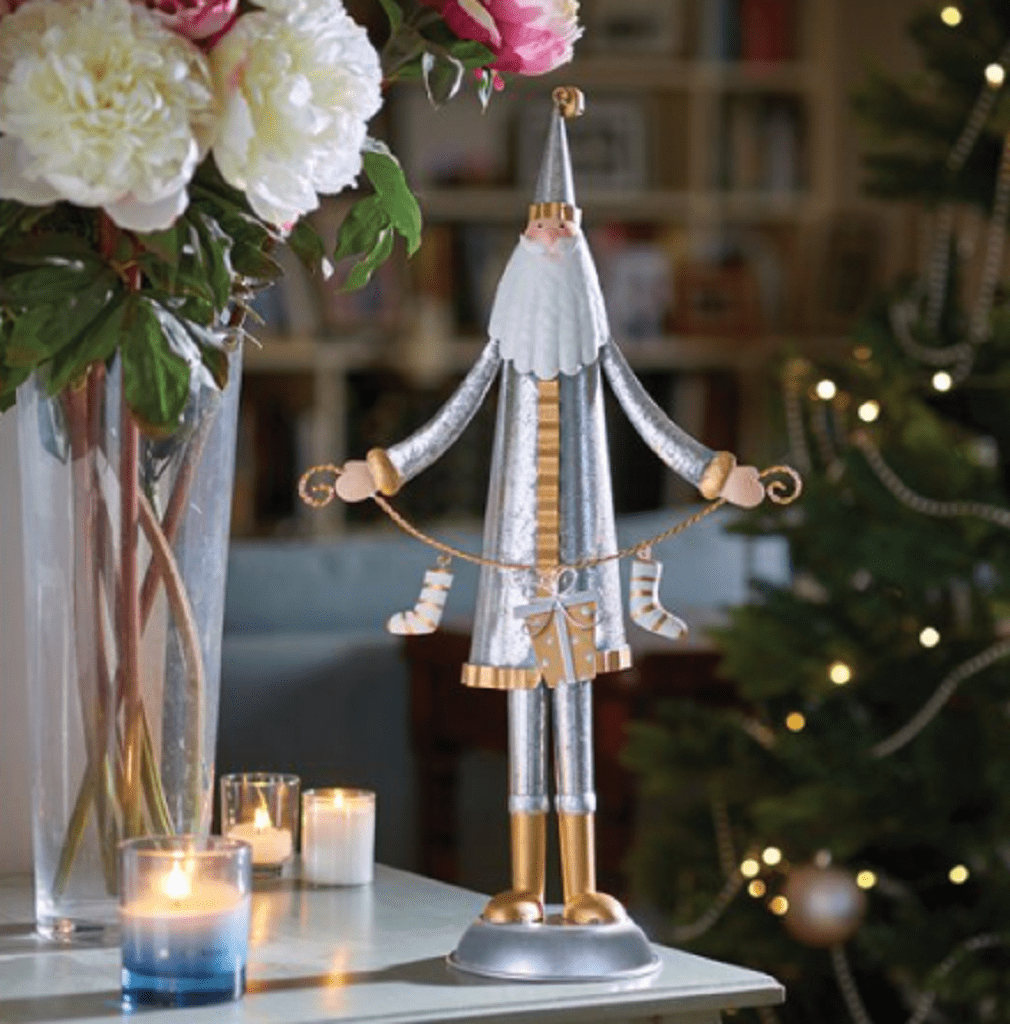 Three Kings Christmas Silver Gilt Santa Trowell Garden Centre