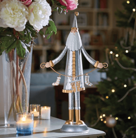 Three Kings Christmas Decor Three Kings Christmas Silver Gilt Santa