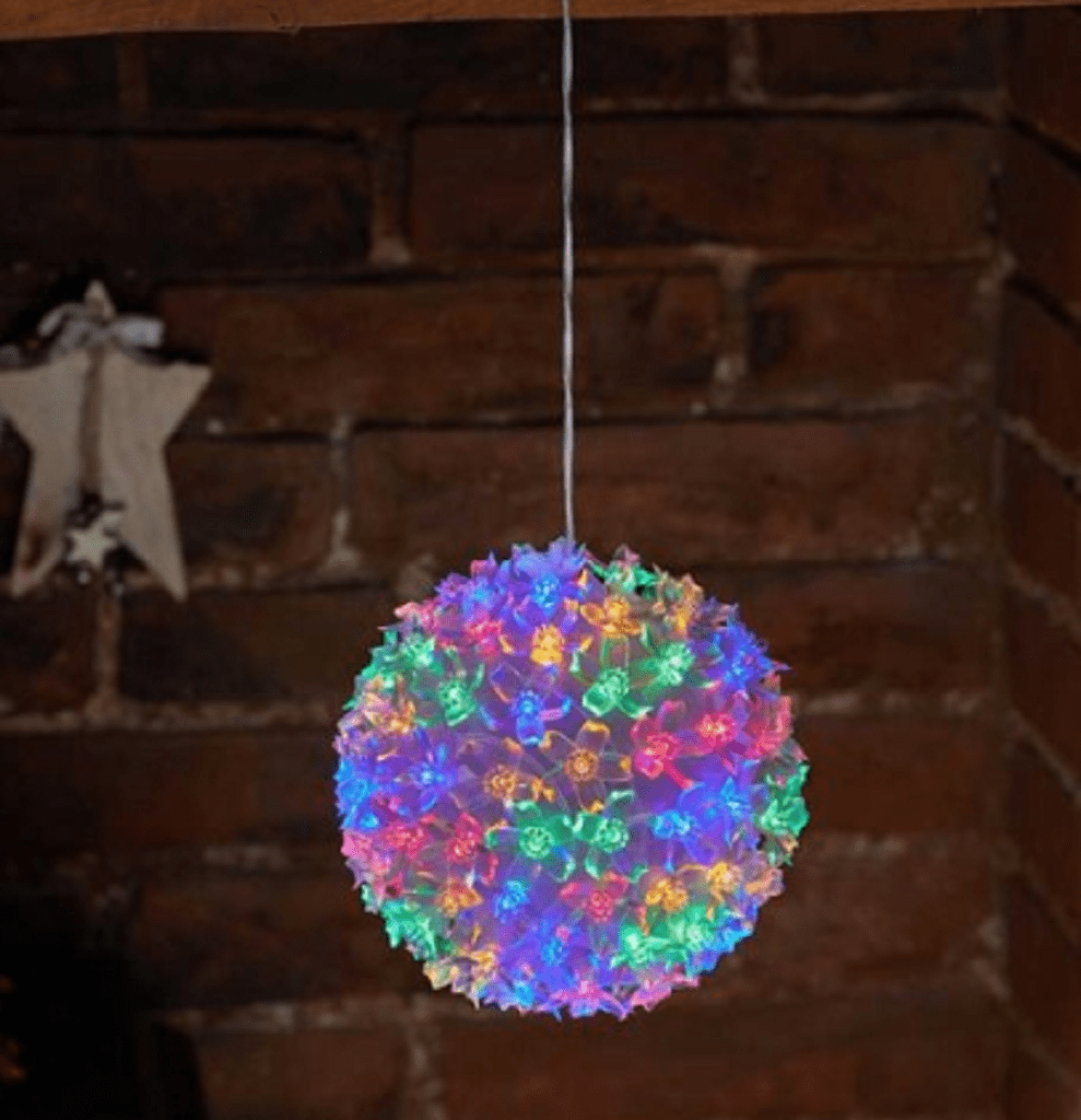 Three Kings Christmas Indoor Lights Three Kings Christmas SolFleurs Light Multicoloured 14cm
