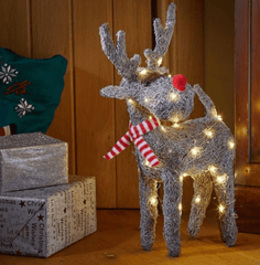 Three Kings Christmas Decor Three Kings Christmas Sparkly Rattan Blitzen
