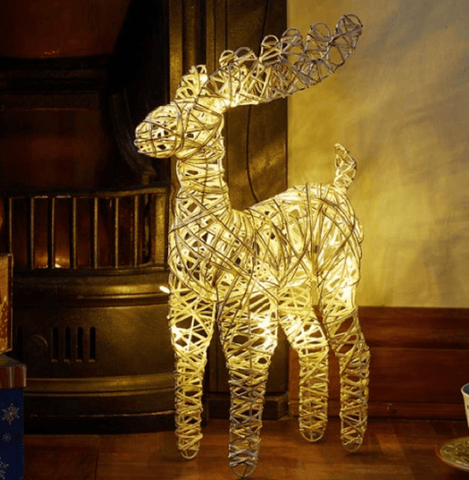 Three Kings Christmas Decor Three Kings Christmas Sparkly Reindeer Ornament