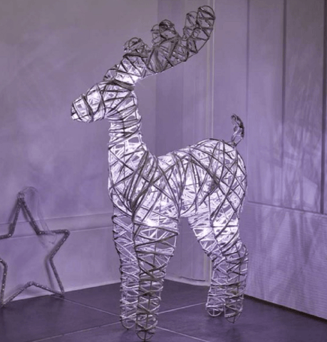 Three Kings Christmas Decor Three Kings Christmas Sparkly Reindeer Ornament