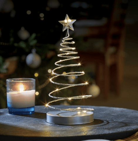 Three Kings Christmas Decor Three Kings Christmas SpiraLite Tree Silver