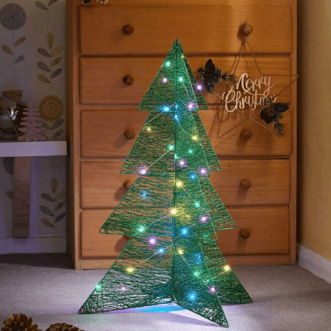 Three Kings Christmas Lit Decor Three Kings Christmas TreeSparkle Green