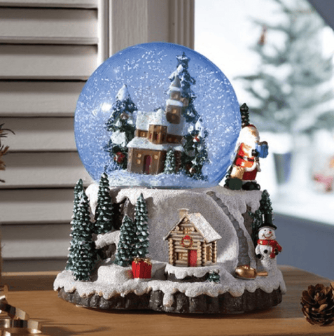 Three Kings Christmas Lit Decor Three Kings Christmas Village Wonderland Snow Sphere