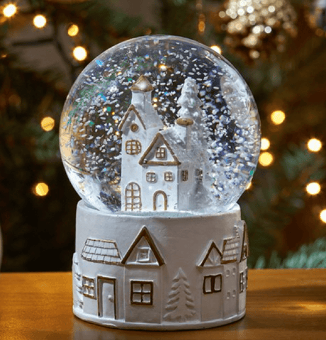Three Kings Christmas Lit Decor Three Kings Christmas Winter Wonderland Snow Sphere