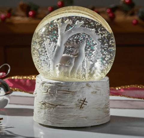 Three Kings Christmas Lit Decor Three Kings Christmas Winter Wonderland Snow Sphere